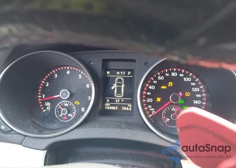 2012 Volkswagen Gti 4-Door Autobahn z USA, uszkodzony, nr VIN WVWHD7AJXCW306373